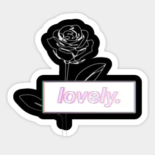 Roses, rose, flowers, plants, art, aesthetic, vintage, retro, quote, quotes, beautiful, dream, love, romantic, lovely, Sticker